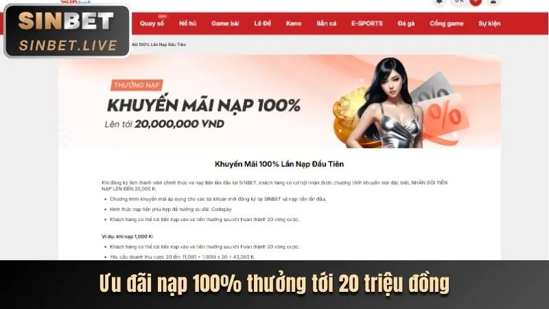 Ưu đãi nạp tiền lần đầu tại 8xx bet